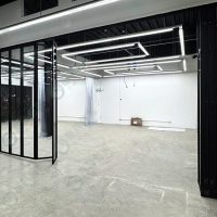 大型黑框折疊鋁框拉門WSP267 00-08