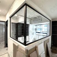 WS L型黑框屏風WSP275-01