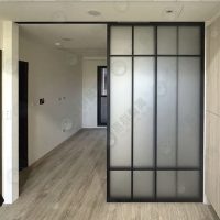 WS懸吊式黑鋁框拉門WSP274-02