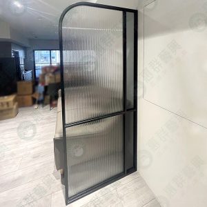 黑框圓弧造型屏風WSP299