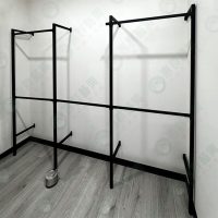 ws工業風F柱鎖壁式壁面展示陳列架WF22