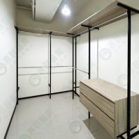 工業風F柱鎖壁式壁面展示陳列架WF23
