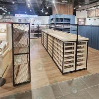 WS黑框木作中島酒櫃展示架-01