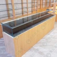 WS小型木櫃玻璃展示櫃(拖盤式)-02