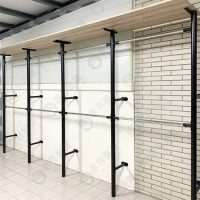 WS撐壁固定式圓排管展示吊架-實做案例W-9-02