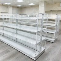 WS白框方型井字網鐵層板中島架-01