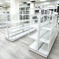 WS白框方型井字網鐵層板中島架-03