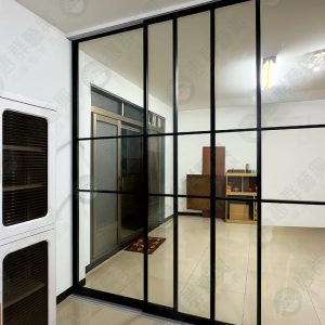 地軌式鋁框拉門WSP341
