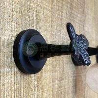 ws鋁製蝴蝶造型單點小掛桿(黑)-03