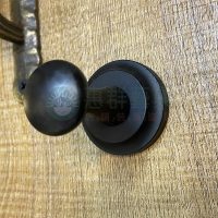 ws鋁製香菇頭造型單點小掛桿(黑)-02