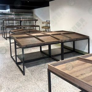 簡約黑框斜面單層蔬果架