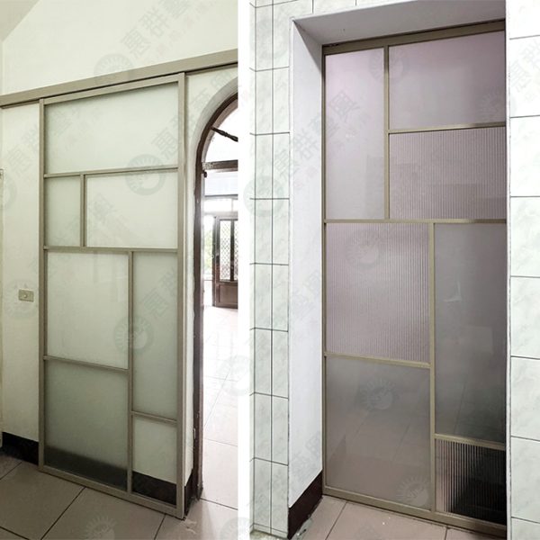 ws外掛式鋁框拉門WSP362-01