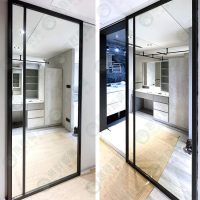 WS懸吊式雙面鋁框拉門(鏡面.玻璃)WSP369-02