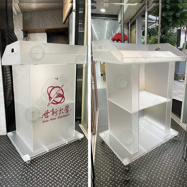 ws全霧面壓克力講桌.講台014-01