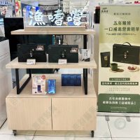 工業風黑框階梯陳列底櫃架-01