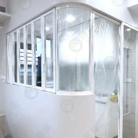 WS特製弧形鋁框折疊窗WSP379-04