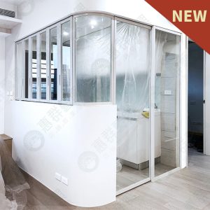 特製弧形鋁框折疊窗WSP379