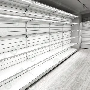 槽板背板鐵層板收納壁面架(LED燈條)