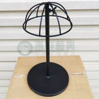 ws簡約伸縮圓盤造型帽架(黑.金)-03