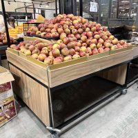 WS平面單格蔬果展示陳列架(ㄇ字桿.側板)-01