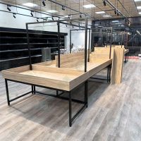 WS平面蔬果展示陳列架(ㄇ字桿)-01