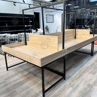 WS平面蔬果展示陳列架(ㄇ字桿)-02