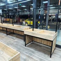 WS平面雙格蔬果展示陳列架(ㄇ字桿)-02