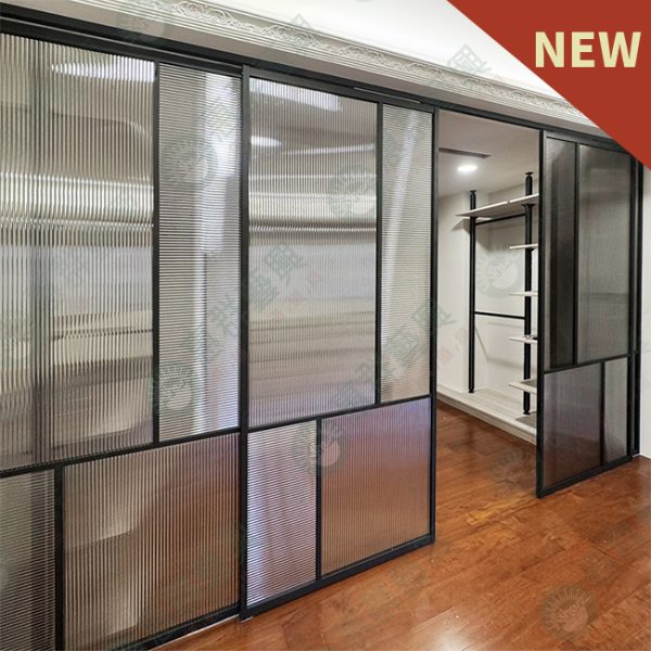 WS懸吊式對開鋁框拉門WSP384-07