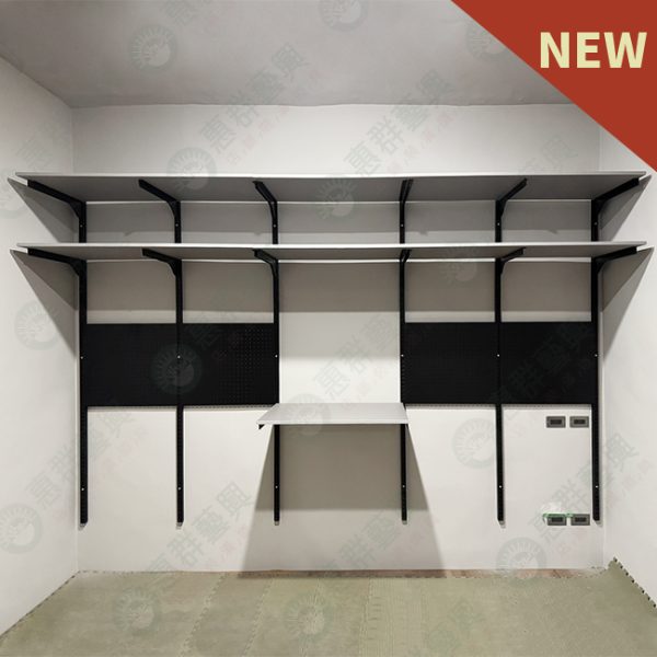 WS沖孔柱壁柱陳列架W21-住家更衣間-04