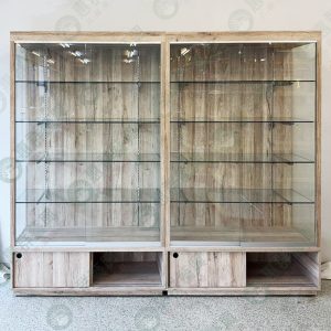 玻璃底櫃展示立櫃S-5