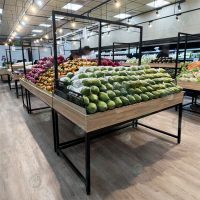 平面蔬果展示陳列架(ㄇ字桿)ws-07