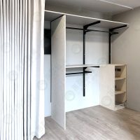 沖孔柱壁柱陳列架W21-住家更衣間WS-05