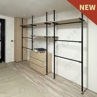 WS固定式立柱L9-實做範例住家更衣間-01