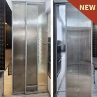 WS複合式懸吊鋁框拉門(鐵製洞洞板.玻璃)WSP394-03