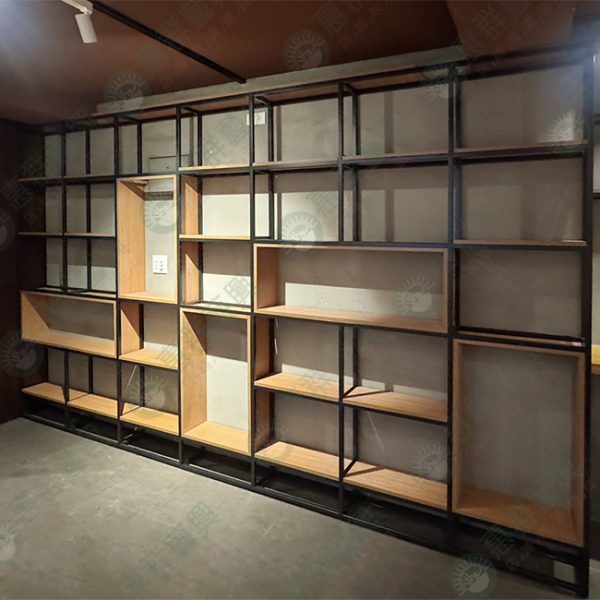 ws工業風細框多格方塊展示架I-01