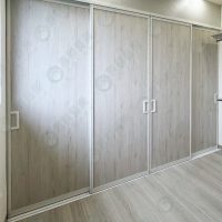 ws地軌式鋁框木板對開拉門WSP398-01-01