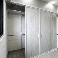 ws地軌式鋁框木板對開拉門WSP398-05