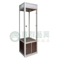 特價-直立式鋁框底櫃玻璃櫃-02