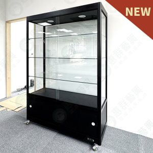 玻璃底櫃展示立櫃S-9