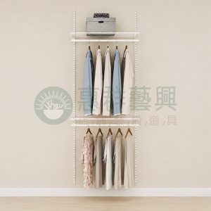 多功能住家更衣間/展示間/金屬衣櫃W36