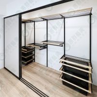 WS多功能住家更衣間.展示間.金屬衣櫃W45-01