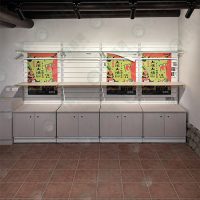 ws壁面鐵槽板木底櫃展示架(對開)-03