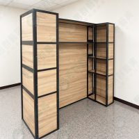 WS工業風造型ㄇ形展示櫃架-01 (2)