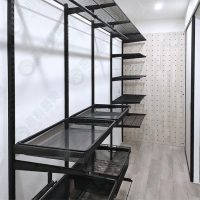 WS多功能住家更衣間.展示間.金屬衣櫃W55-01