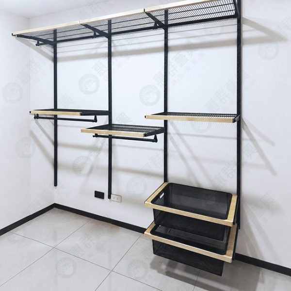 ws多功能住家更衣間展示間.金屬衣櫃W58-01